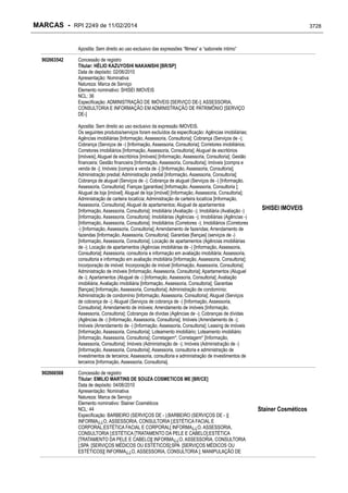 RPI - Marcas 2249 "Vervs Consultoria" 