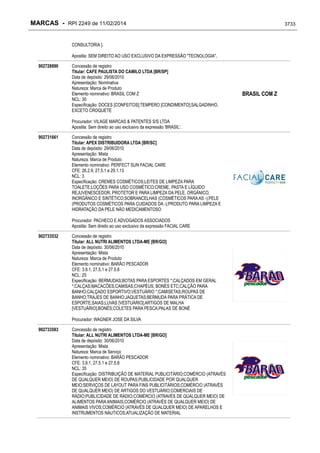 RPI - Marcas 2249 "Vervs Consultoria" 