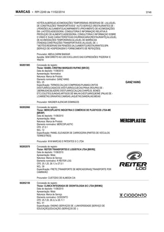 RPI - Marcas 2249 "Vervs Consultoria" 