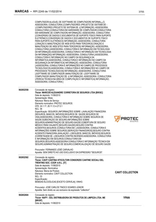 RPI - Marcas 2249 "Vervs Consultoria" 