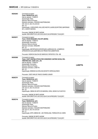 RPI - Marcas 2249 "Vervs Consultoria" 