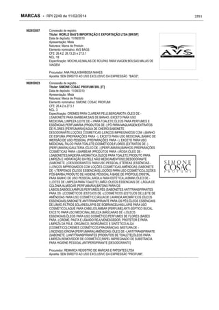 RPI - Marcas 2249 "Vervs Consultoria" 