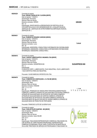 RPI - Marcas 2249 "Vervs Consultoria" 