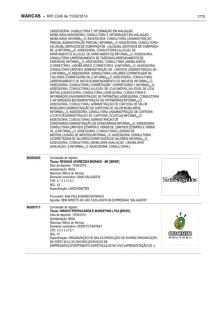 RPI - Marcas 2249 "Vervs Consultoria" 