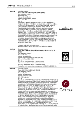 RPI - Marcas 2249 "Vervs Consultoria" 