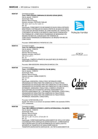 RPI - Marcas 2249 "Vervs Consultoria" 