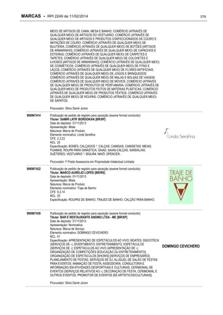 RPI - Marcas 2249 "Vervs Consultoria" 