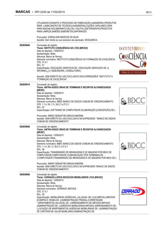 RPI - Marcas 2249 "Vervs Consultoria" 