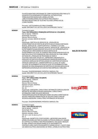 RPI - Marcas 2249 "Vervs Consultoria" 