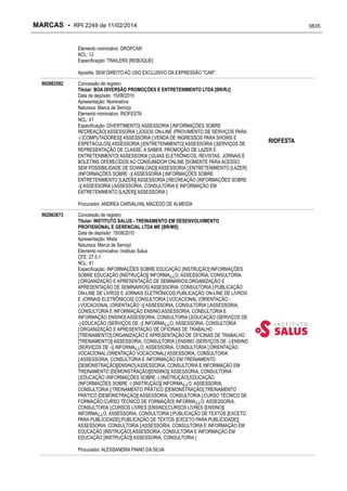 RPI - Marcas 2249 "Vervs Consultoria" 