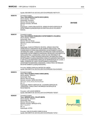 RPI - Marcas 2249 "Vervs Consultoria" 