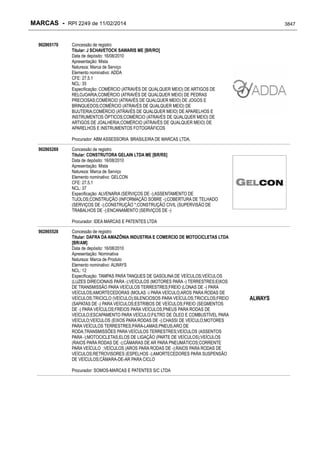 RPI - Marcas 2249 "Vervs Consultoria" 