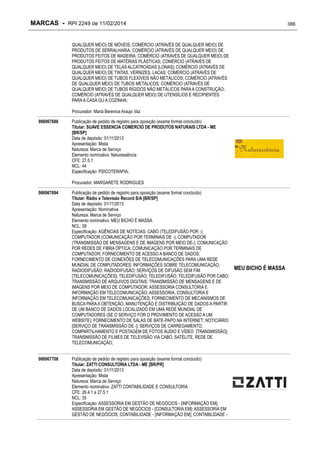 RPI - Marcas 2249 "Vervs Consultoria" 