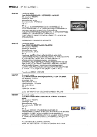 RPI - Marcas 2249 "Vervs Consultoria" 