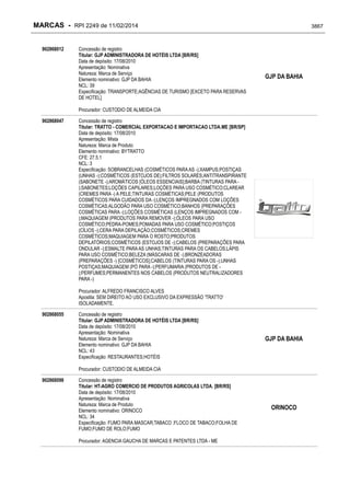 RPI - Marcas 2249 "Vervs Consultoria" 