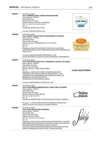 RPI - Marcas 2249 "Vervs Consultoria" 