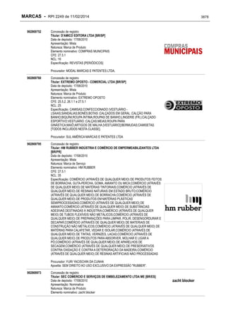 RPI - Marcas 2249 "Vervs Consultoria" 