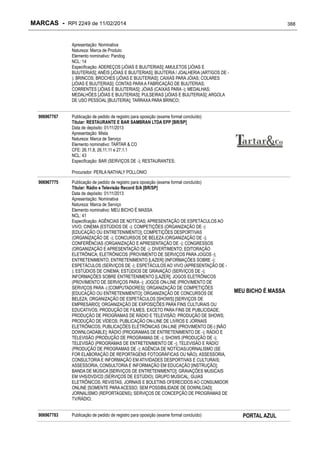 RPI - Marcas 2249 "Vervs Consultoria" 