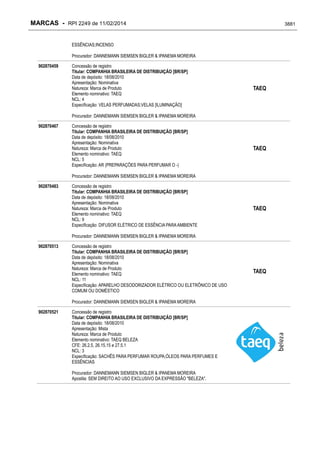 RPI - Marcas 2249 "Vervs Consultoria" 