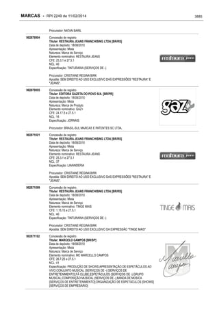 RPI - Marcas 2249 "Vervs Consultoria" 