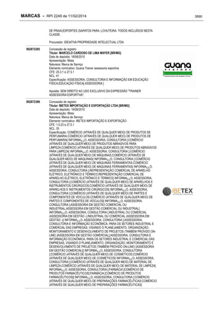 RPI - Marcas 2249 "Vervs Consultoria" 