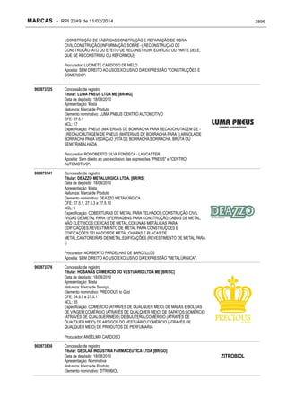 RPI - Marcas 2249 "Vervs Consultoria" 