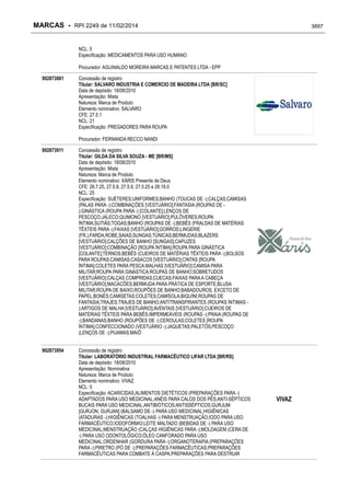 RPI - Marcas 2249 "Vervs Consultoria" 