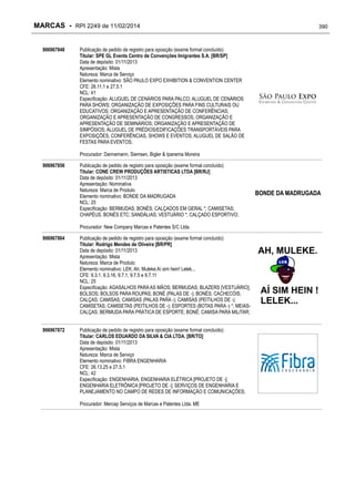 RPI - Marcas 2249 "Vervs Consultoria" 