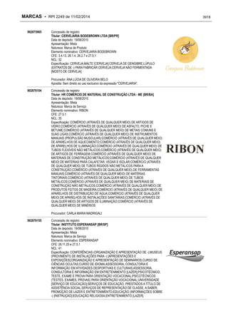 RPI - Marcas 2249 "Vervs Consultoria" 