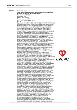 RPI - Marcas 2249 "Vervs Consultoria" 