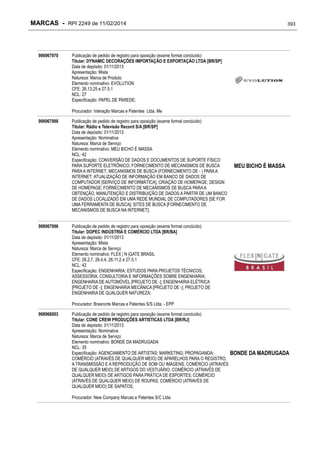 RPI - Marcas 2249 "Vervs Consultoria" 