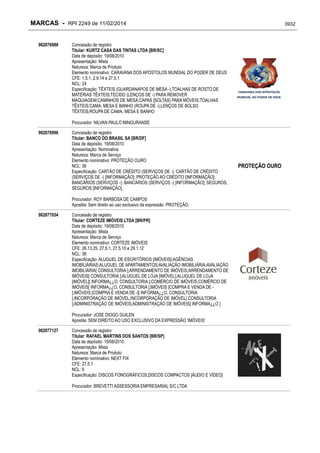 RPI - Marcas 2249 "Vervs Consultoria" 