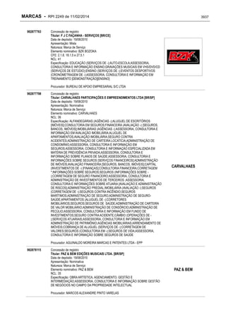 RPI - Marcas 2249 "Vervs Consultoria" 