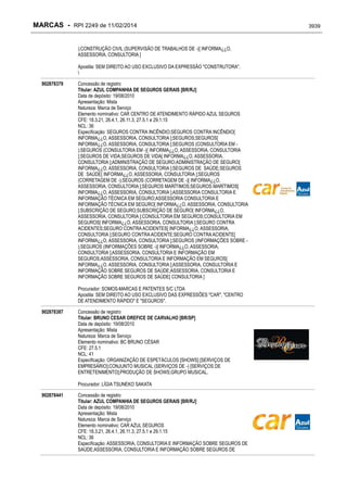 RPI - Marcas 2249 "Vervs Consultoria" 