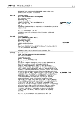 RPI - Marcas 2249 "Vervs Consultoria" 