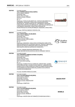 RPI - Marcas 2249 "Vervs Consultoria" 
