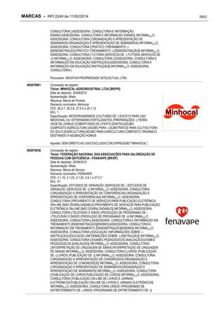 RPI - Marcas 2249 "Vervs Consultoria" 