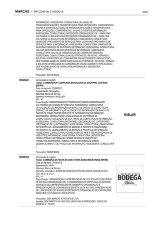 RPI - Marcas 2249 "Vervs Consultoria" 