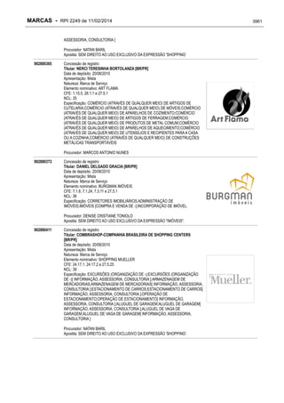 RPI - Marcas 2249 "Vervs Consultoria" 