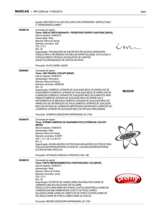RPI - Marcas 2249 "Vervs Consultoria" 