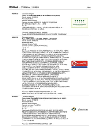 RPI - Marcas 2249 "Vervs Consultoria" 