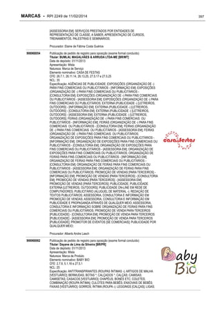 RPI - Marcas 2249 "Vervs Consultoria" 