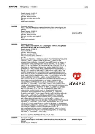 RPI - Marcas 2249 "Vervs Consultoria" 