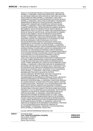 RPI - Marcas 2249 "Vervs Consultoria" 