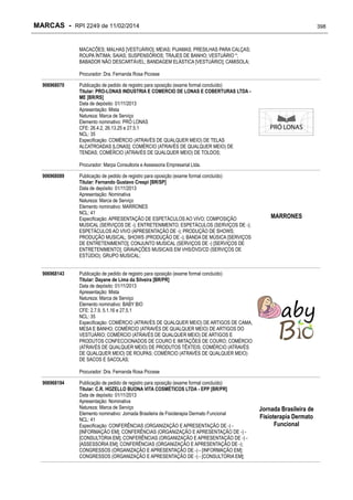 RPI - Marcas 2249 "Vervs Consultoria" 