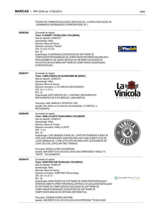 RPI - Marcas 2249 "Vervs Consultoria" 