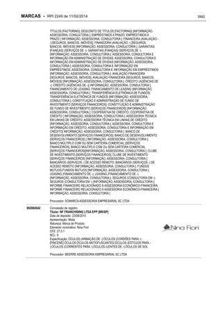 RPI - Marcas 2249 "Vervs Consultoria" 