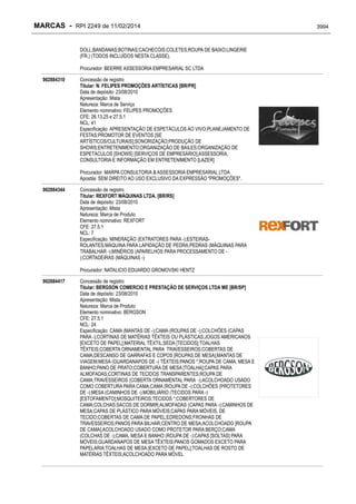 RPI - Marcas 2249 "Vervs Consultoria" 