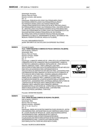 RPI - Marcas 2249 "Vervs Consultoria" 