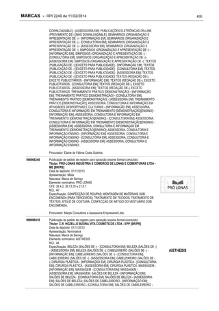 RPI - Marcas 2249 "Vervs Consultoria" 